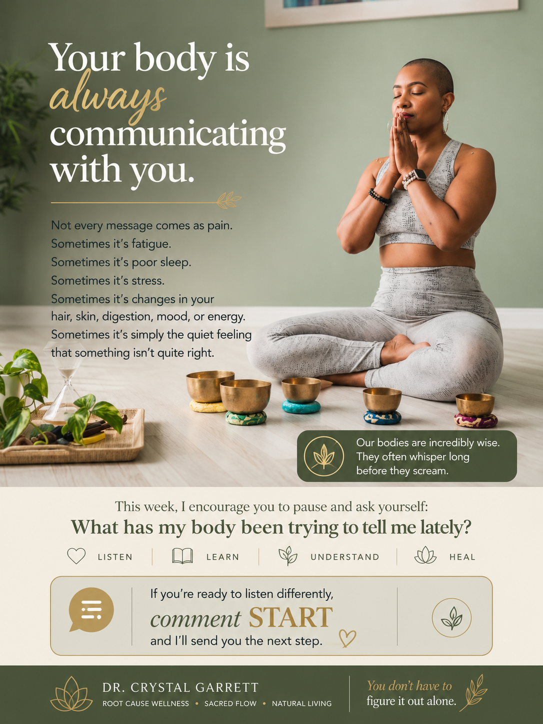 Your Body Is Always Communicating: Learning to Listen Before It Has to Scream