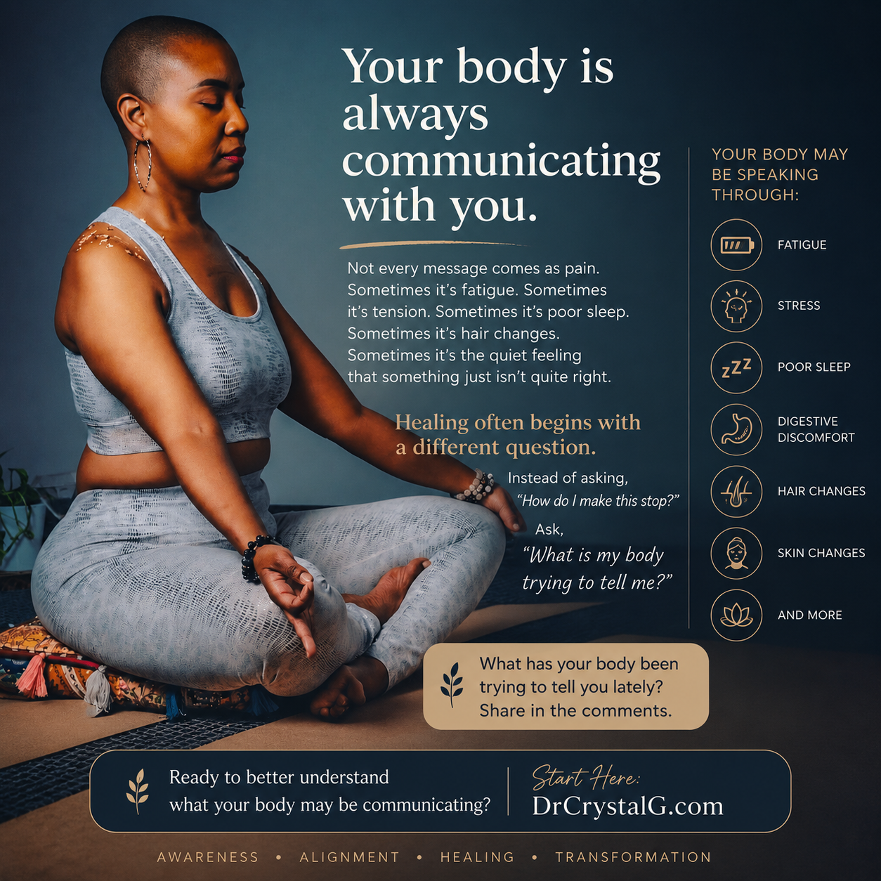 Your Body Is Always Communicating: Learning to Listen Before It Has to Shout